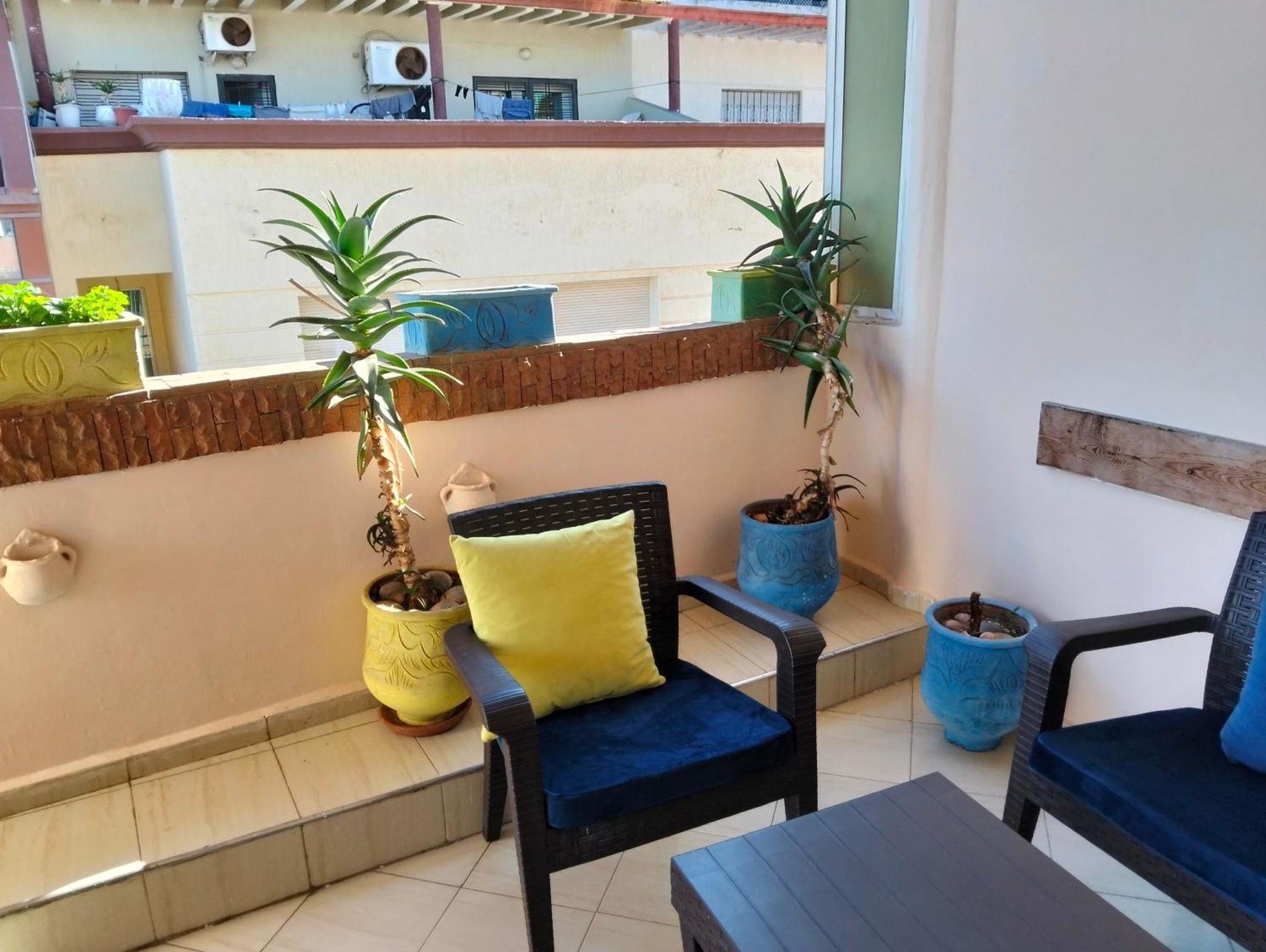 Appart Najia Au Centre Kenitra Avec Grande Terrasse מראה חיצוני תמונה